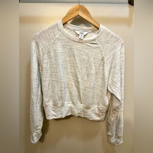 Athleta Girl Coastal Crewneck Sweatshirt in Gray Size Large/12 Youth